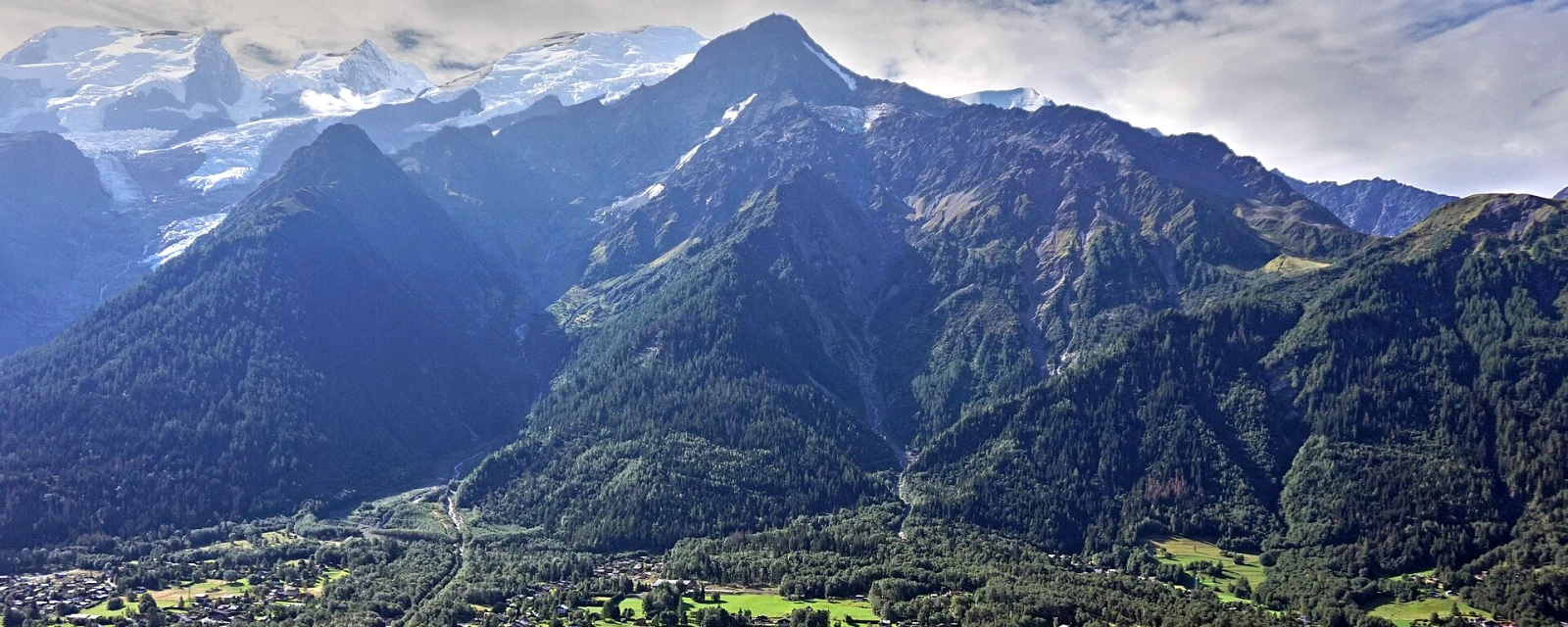 Vue de Les Houches, Haute-Savoie