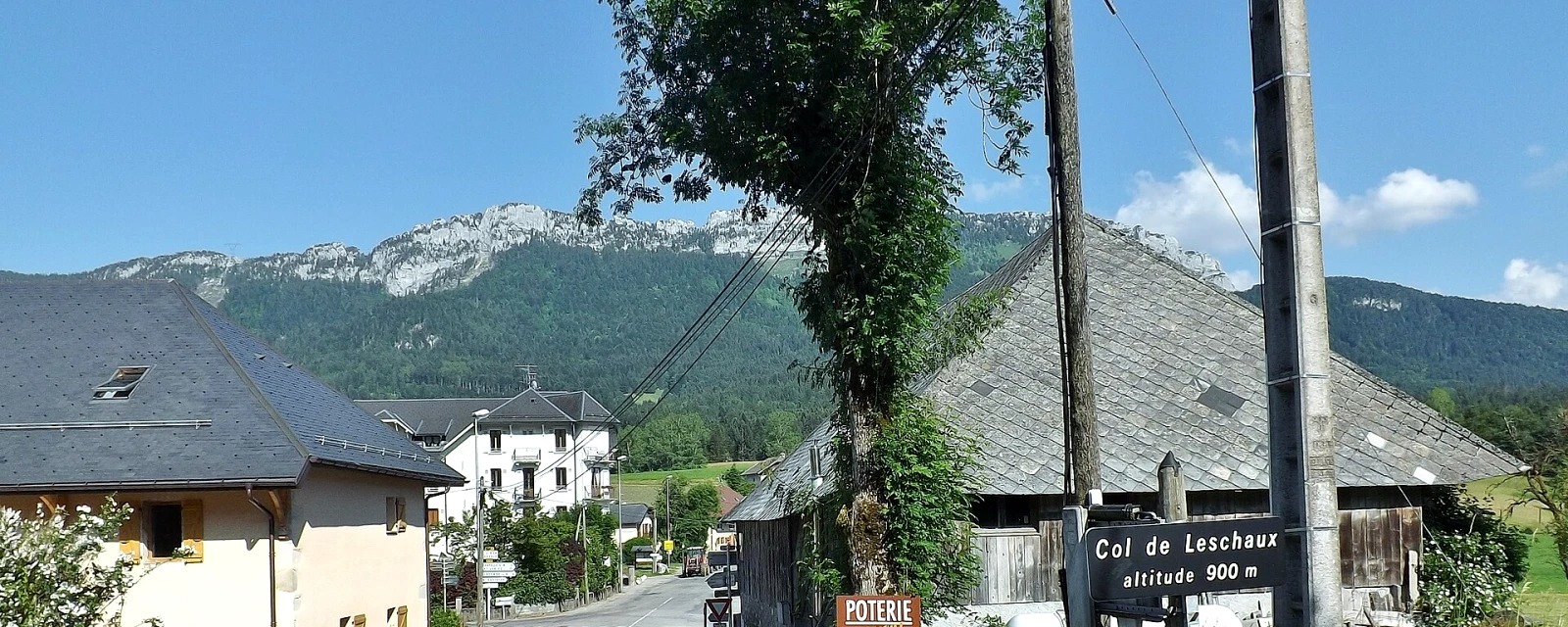 Vue de Leschaux, Haute-Savoie