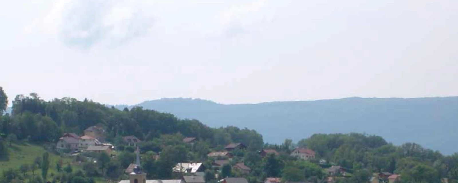 Vue de Marcellaz-Albanais, Haute-Savoie