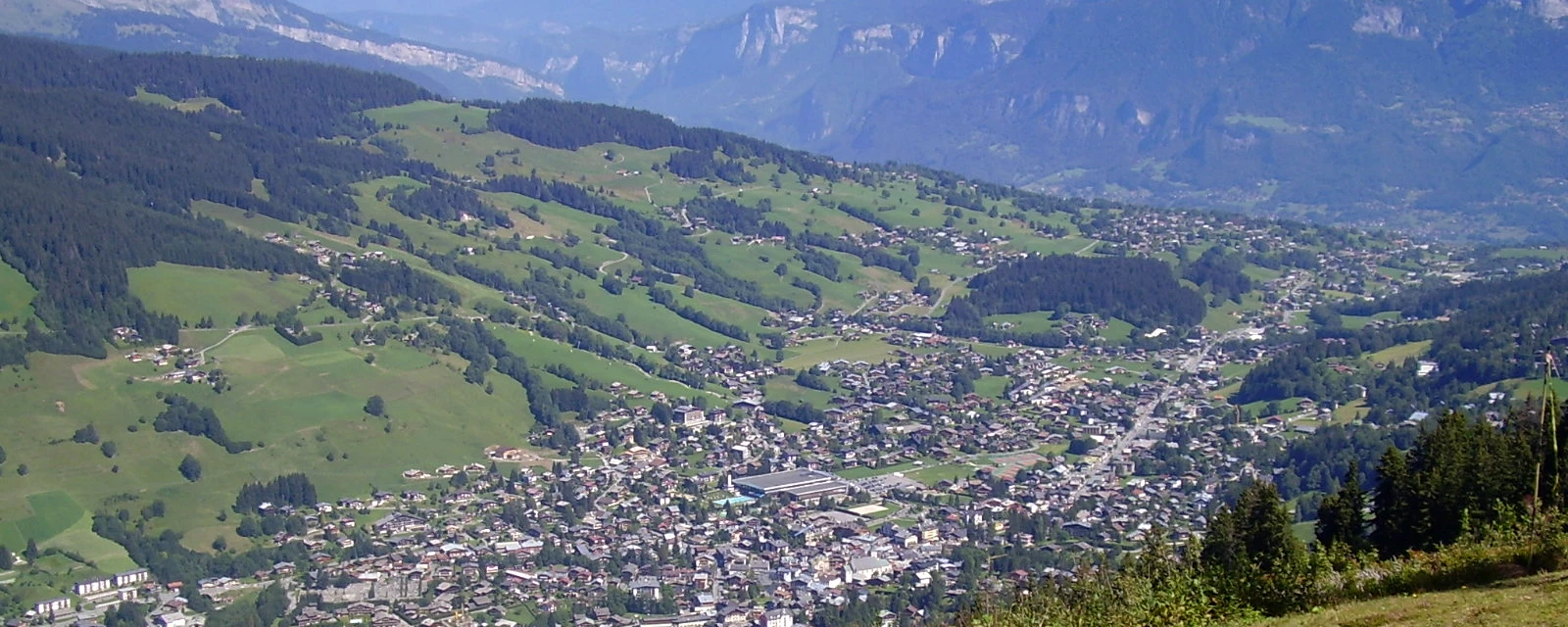 Vue de Megève, Haute-Savoie