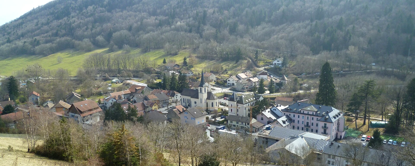 Vue de Monnetier-Mornex, Haute-Savoie