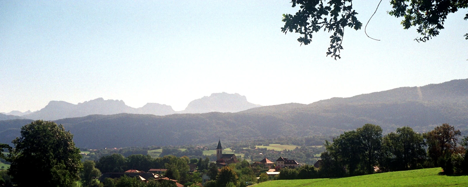 Vue de Montagny-les-Lanches, Haute-Savoie
