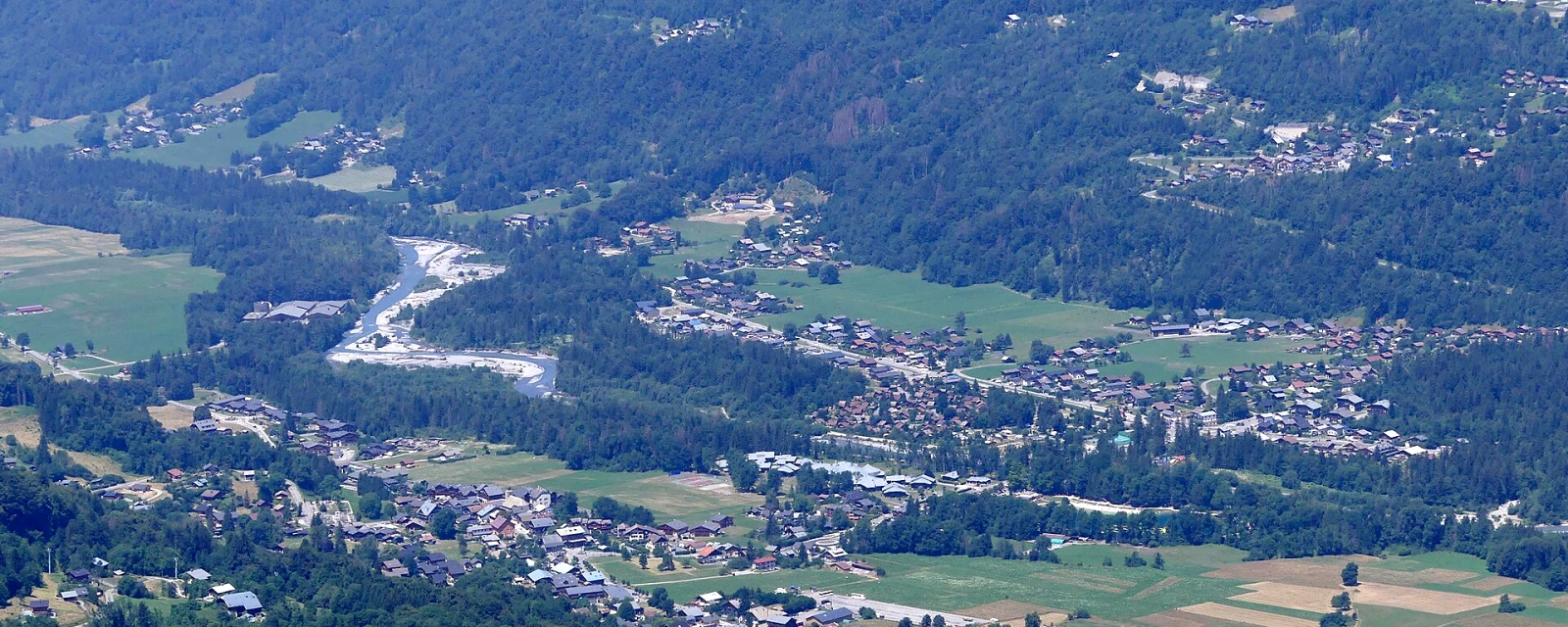 Vue de Morillon, Haute-Savoie