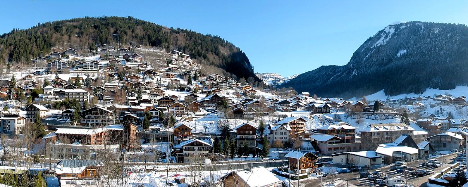 Vue de Morzine, Haute-Savoie