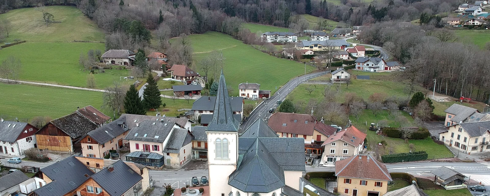 Vue de La Muraz, Haute-Savoie