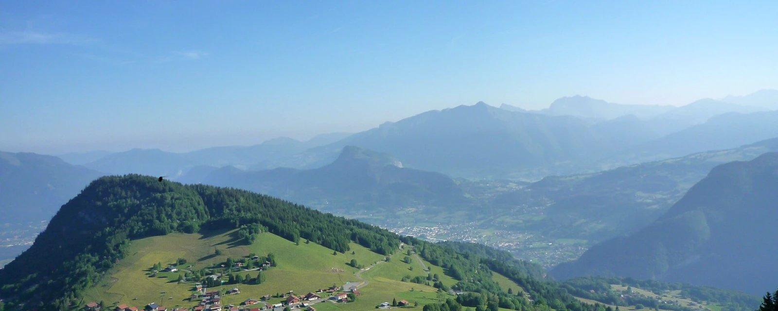 Vue de Nancy-sur-Cluses, Haute-Savoie