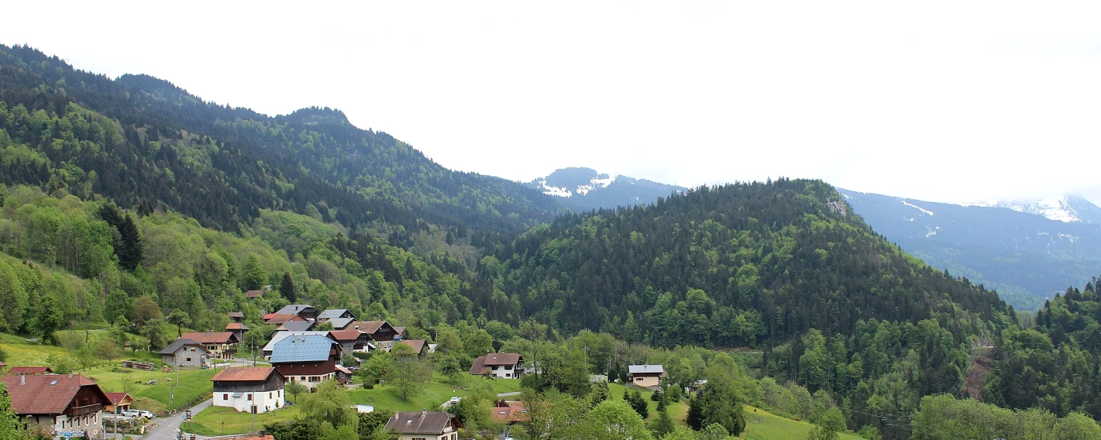 Vue de Saint-Sigismond, Haute-Savoie