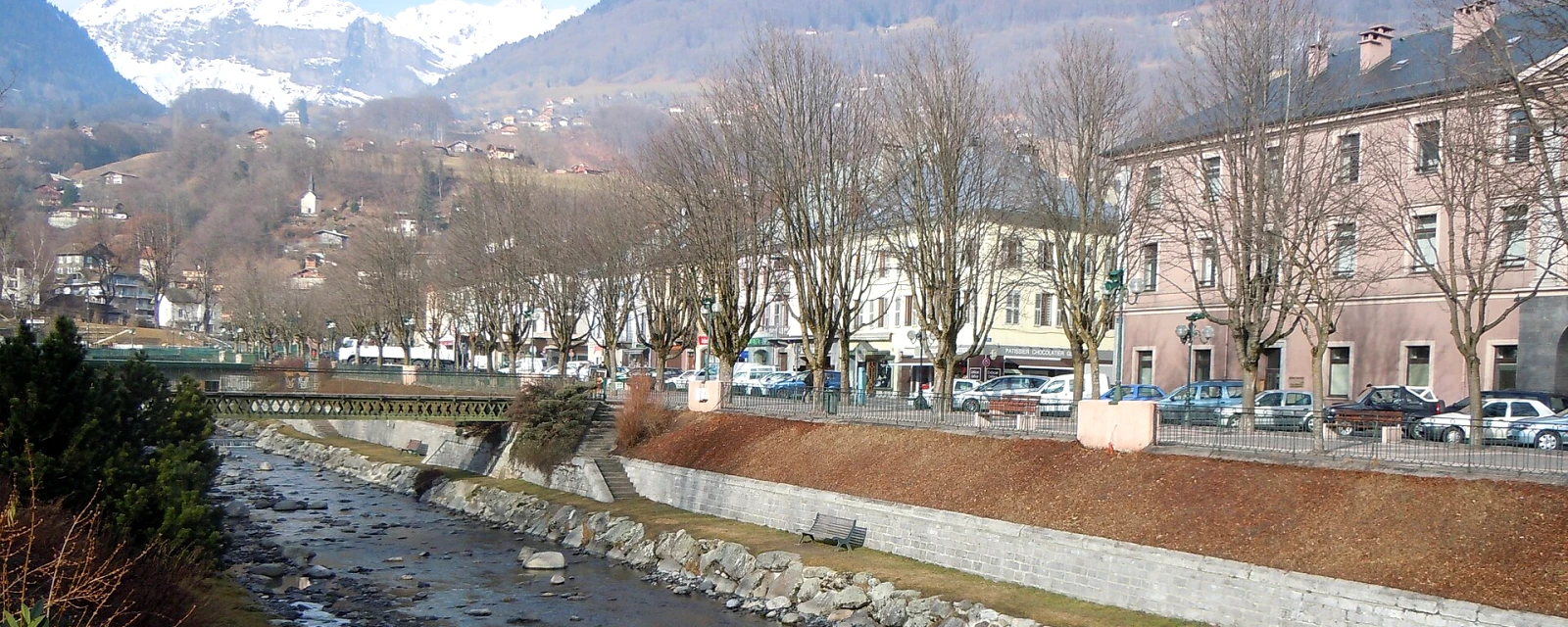 Vue de Sallanches, Haute-Savoie