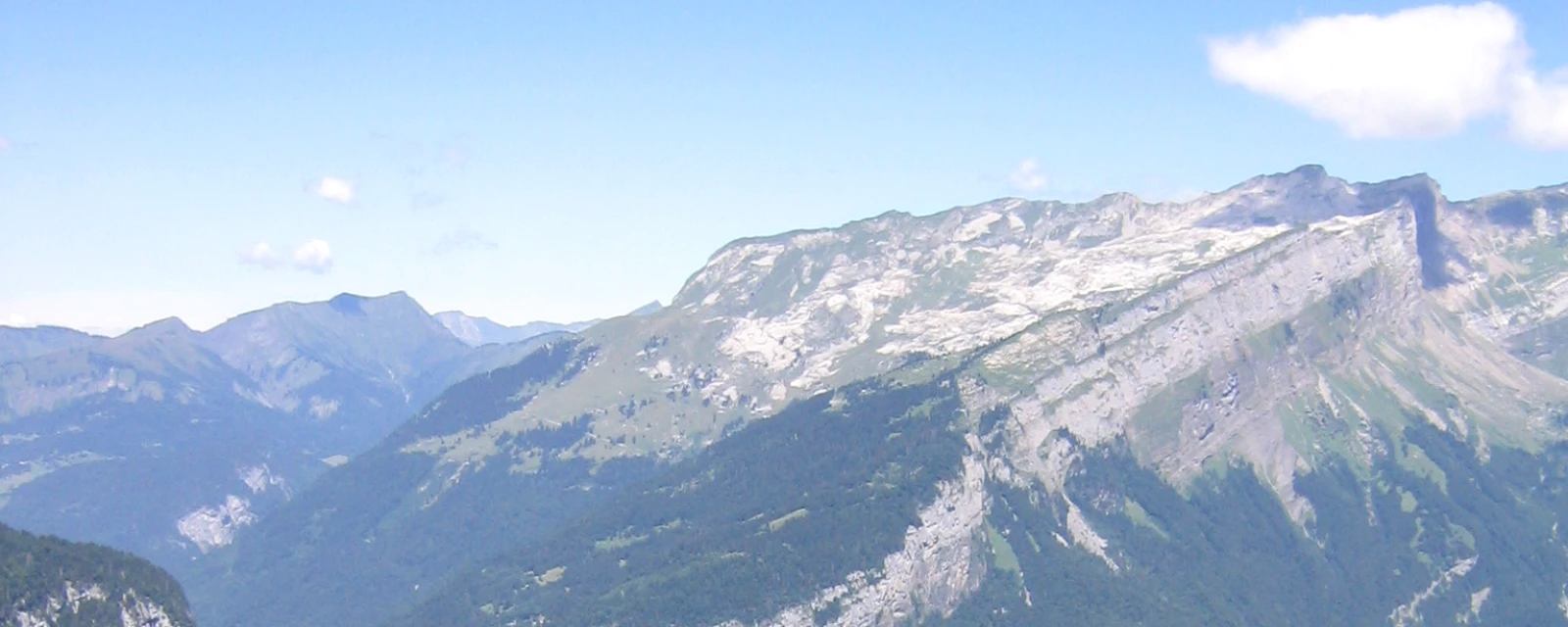 Vue de Sixt-Fer-à-Cheval, Haute-Savoie