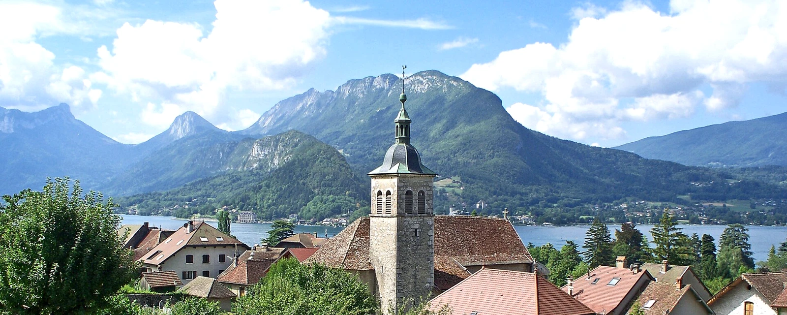 Vue de Talloires-Montmin, Haute-Savoie