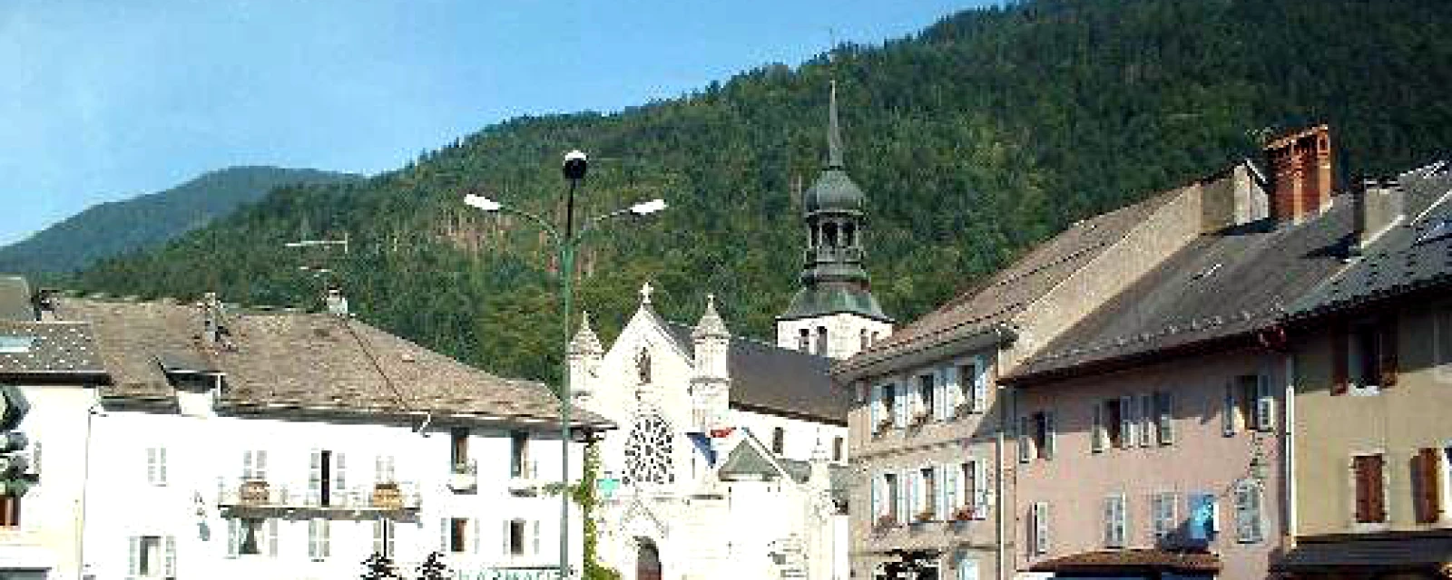 Vue de Thônes, Haute-Savoie
