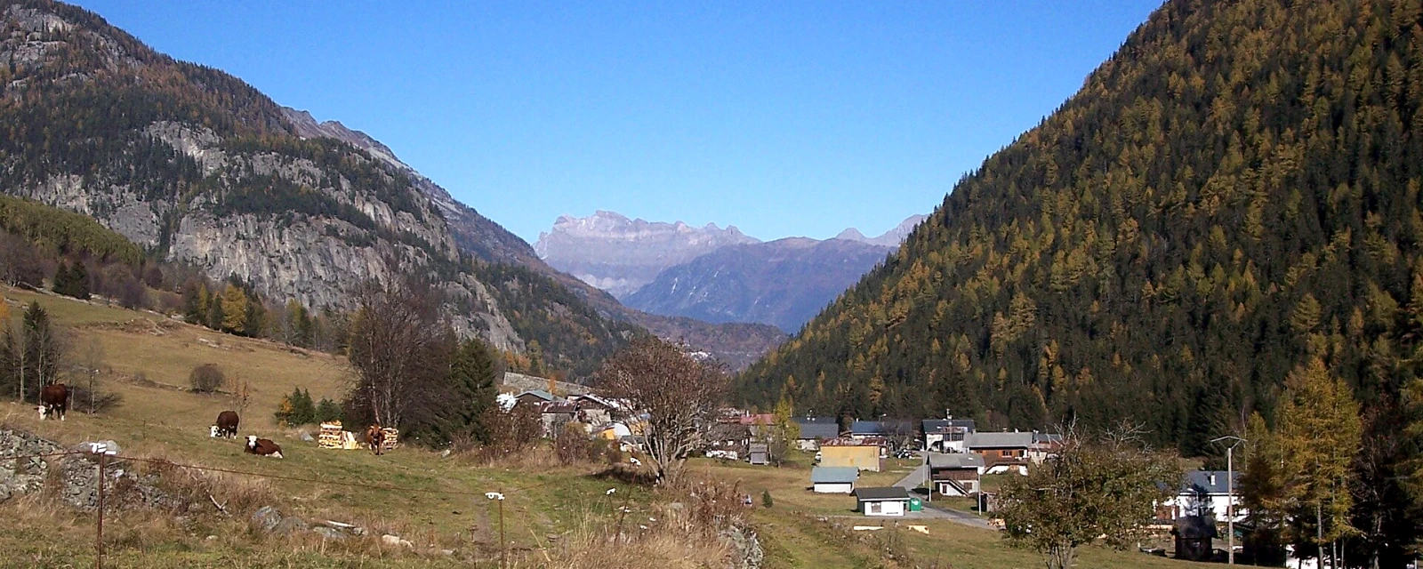 Vue de Vallorcine, Haute-Savoie