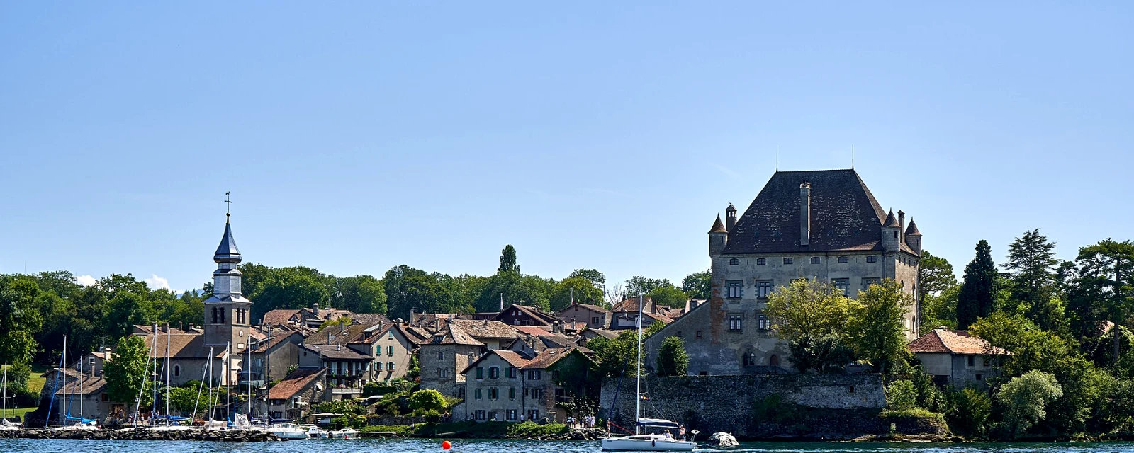 Vue de Yvoire, Haute-Savoie