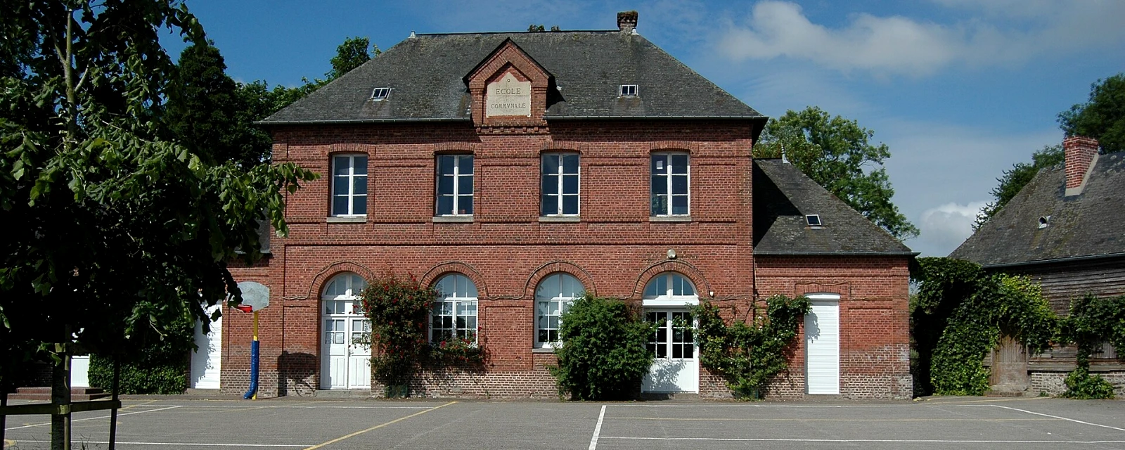 Vue de Biville-la-Baignarde, Seine-Maritime