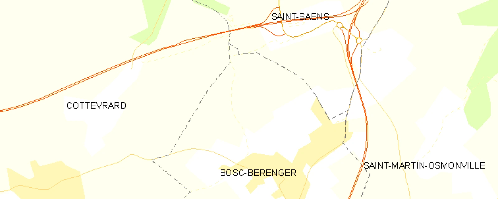 Vue de Bosc-Bérenger, Seine-Maritime