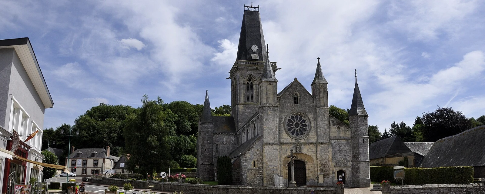 Vue de Le Bourg-Dun, Seine-Maritime