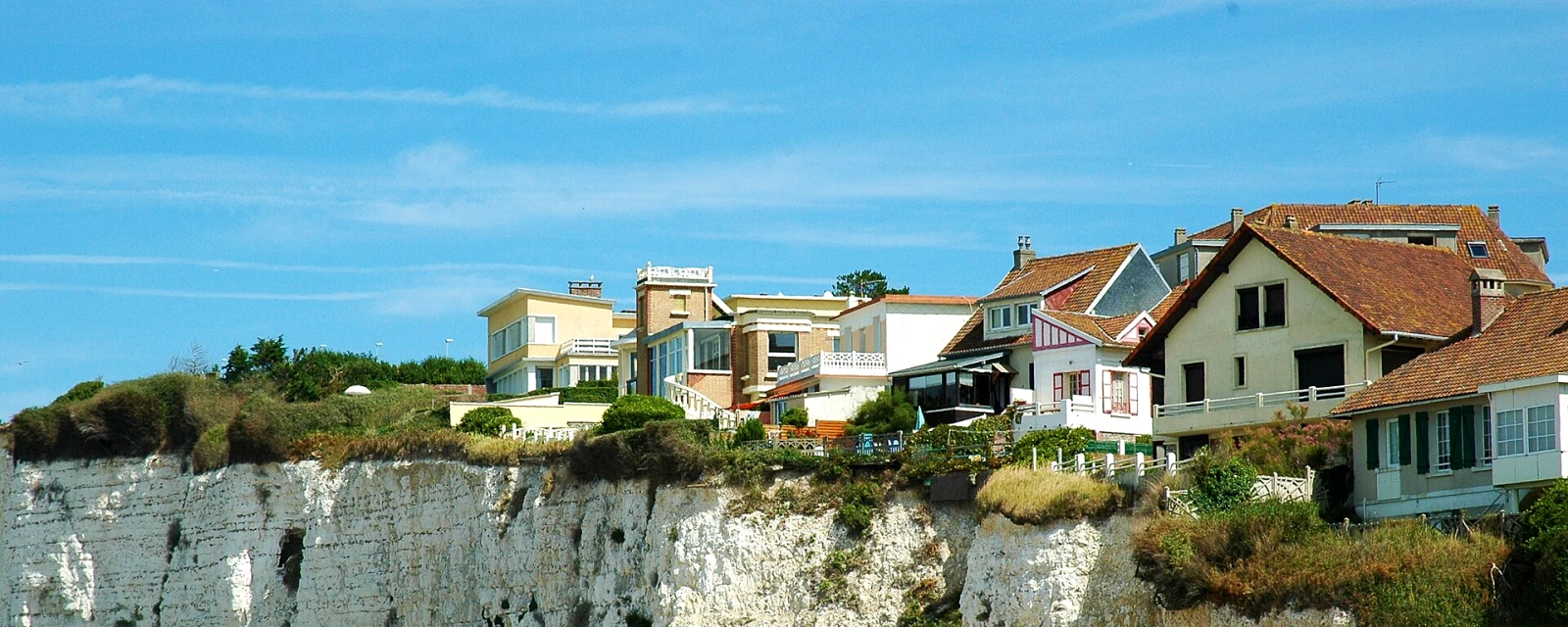 Vue de Criel-sur-Mer, Seine-Maritime