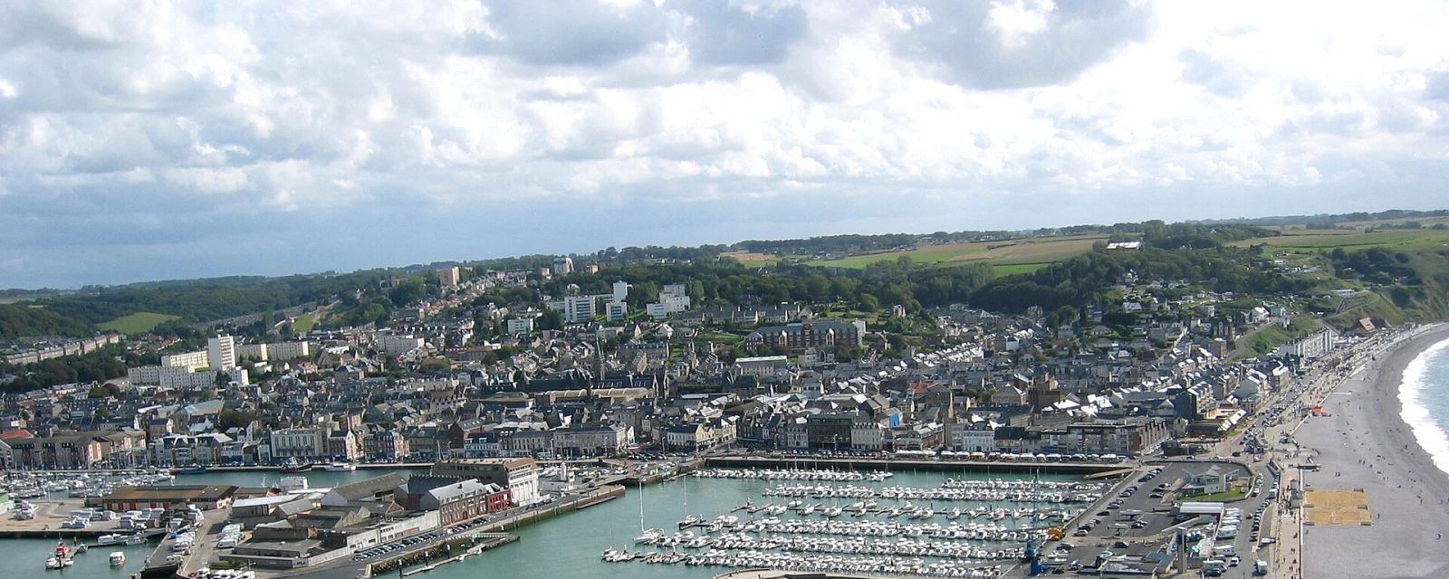 Vue de Fécamp, Seine-Maritime