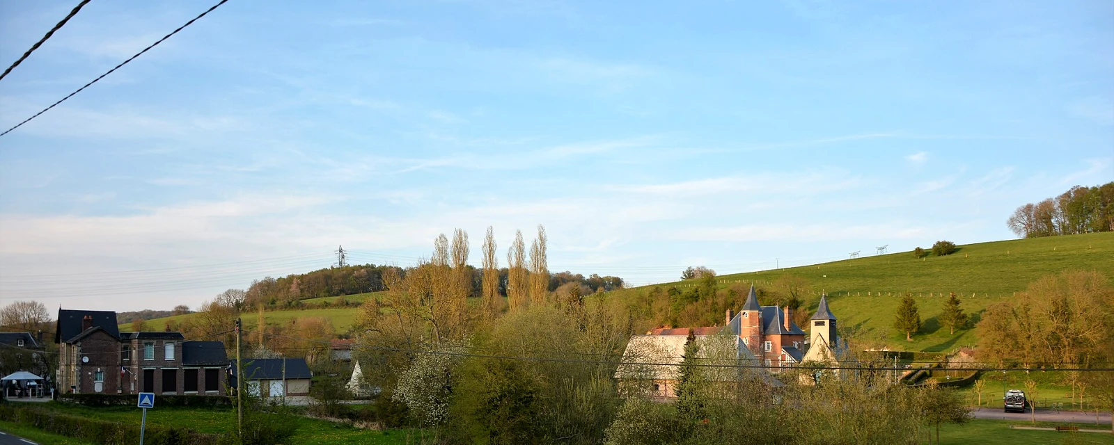 Vue de Héronchelles, Seine-Maritime