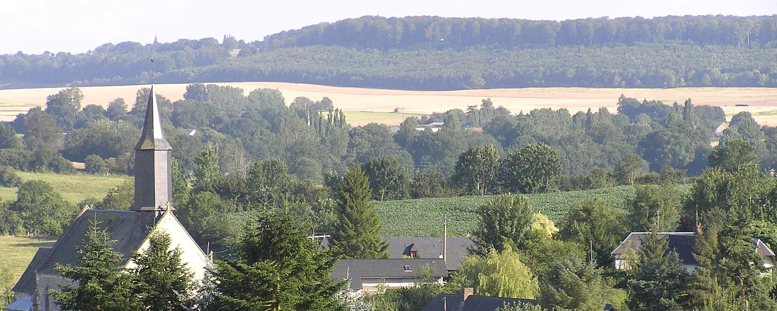Vue de Mésangueville, Seine-Maritime