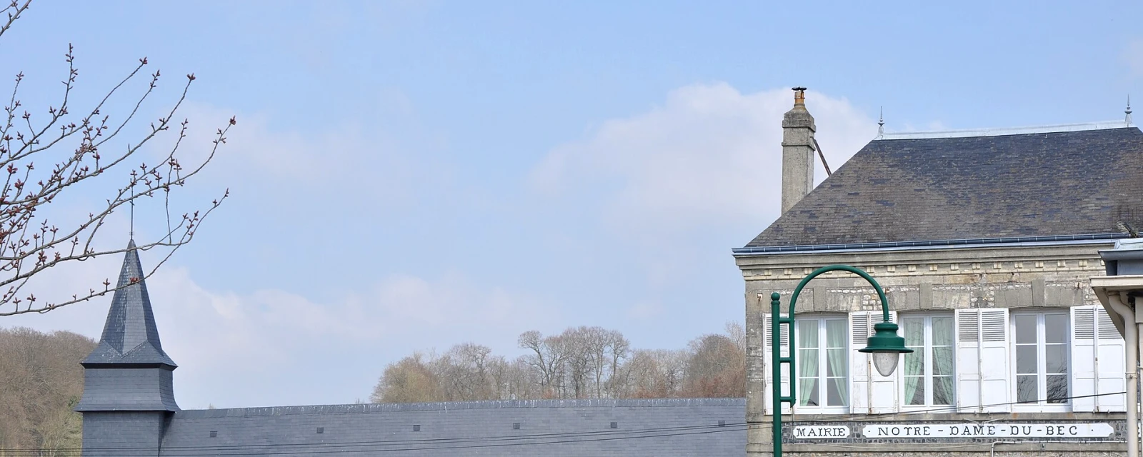 Vue de Notre-Dame-du-Bec, Seine-Maritime