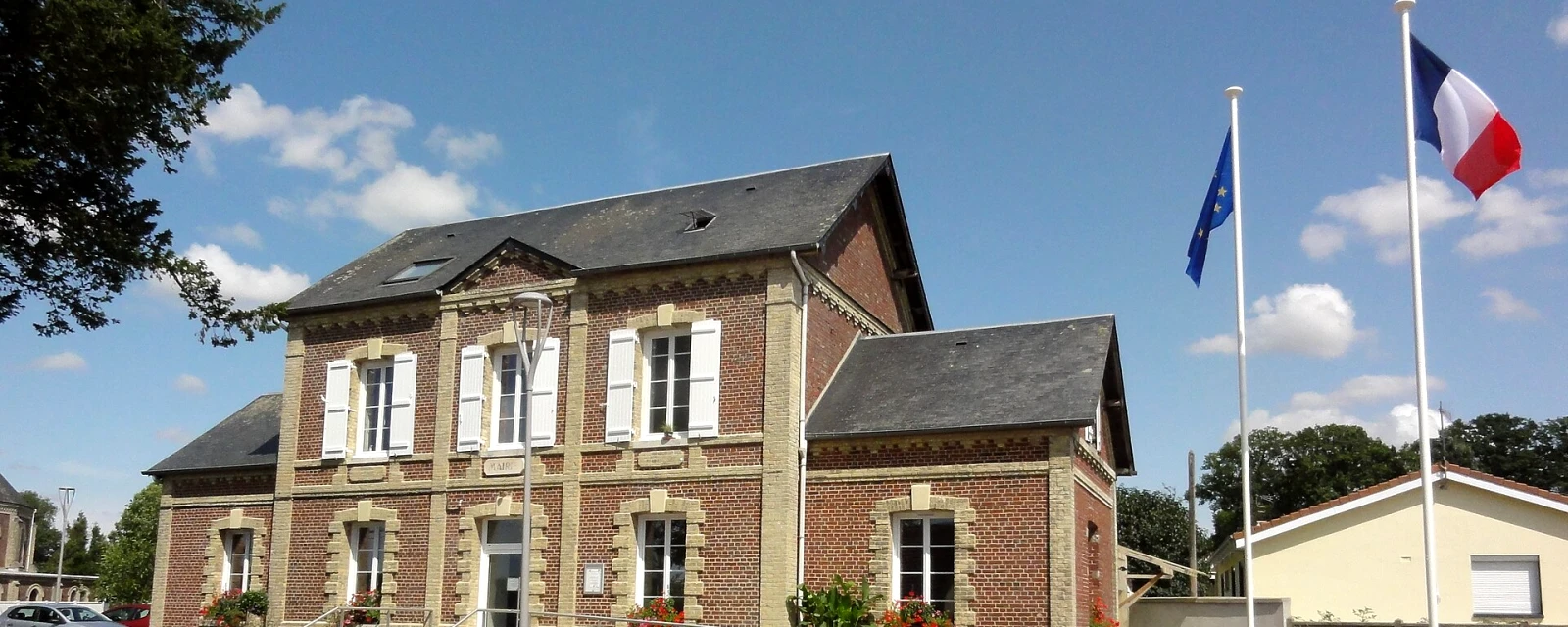 Vue de Saint-Clair-sur-les-Monts, Seine-Maritime