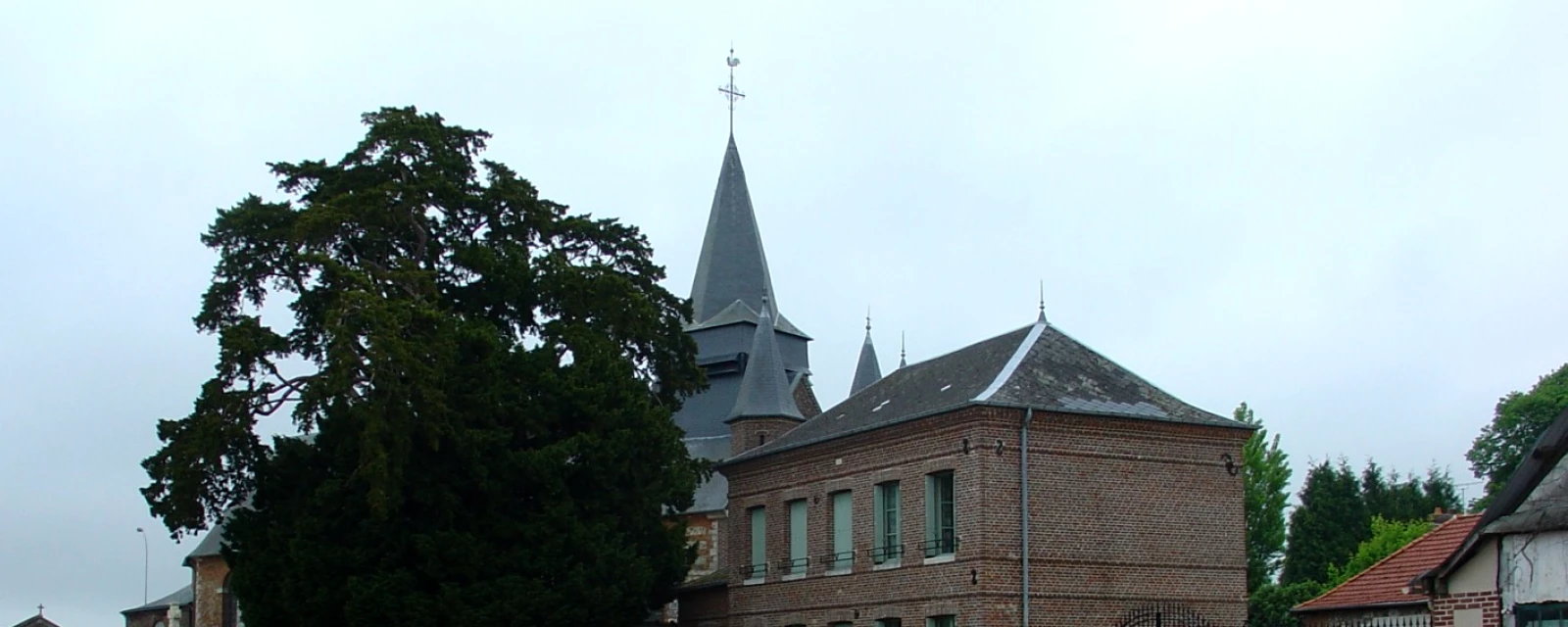 Vue de Sainte-Croix-sur-Buchy, Seine-Maritime