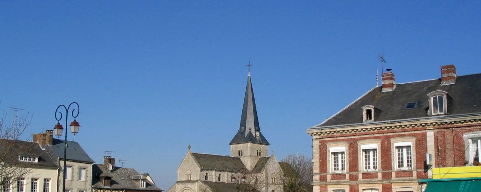 Vue de Saint-Laurent-en-Caux, Seine-Maritime