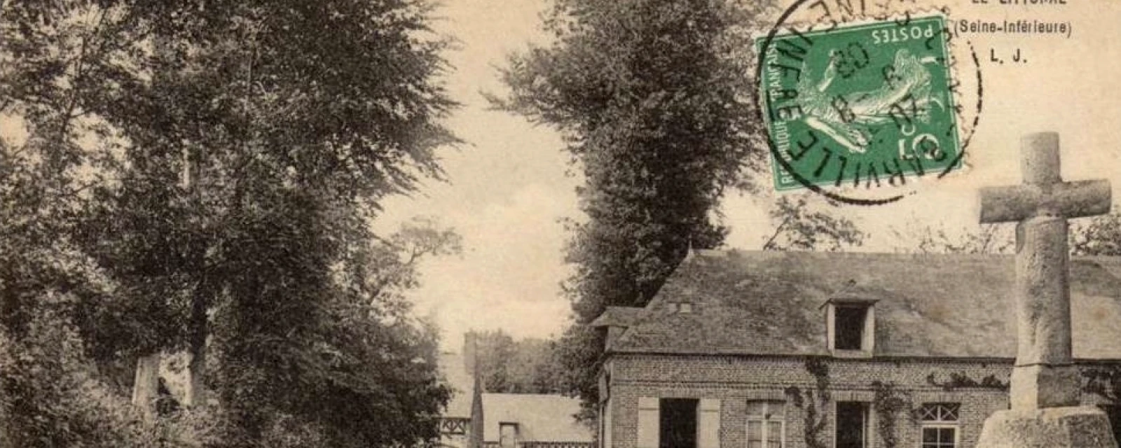 Vue de Saint-Riquier-ès-Plains, Seine-Maritime