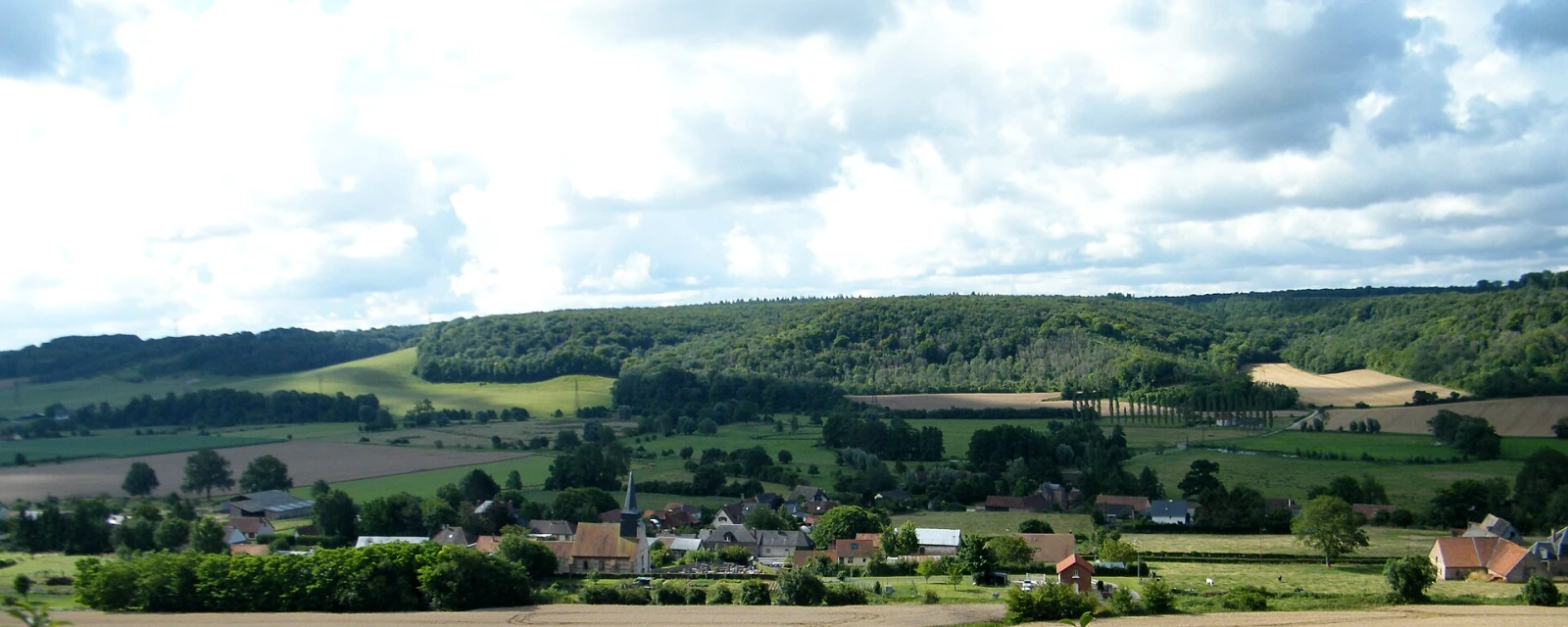 Vue de Sauchay, Seine-Maritime