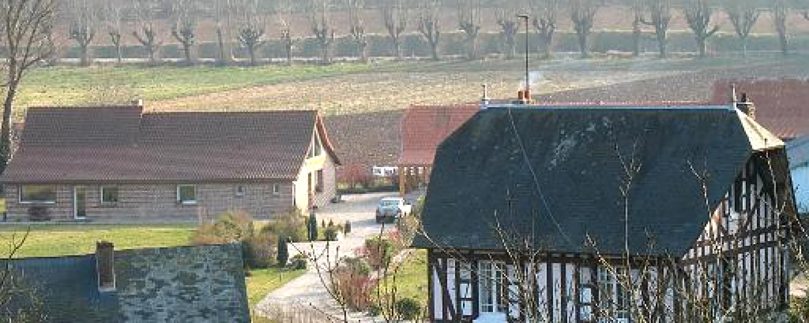 Vue de Touffreville-sur-Eu, Seine-Maritime