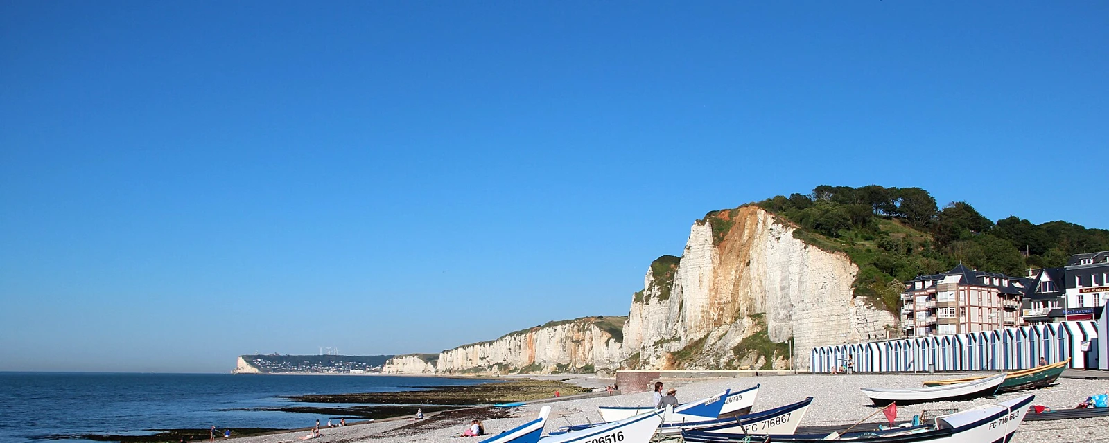 Vue de Yport, Seine-Maritime