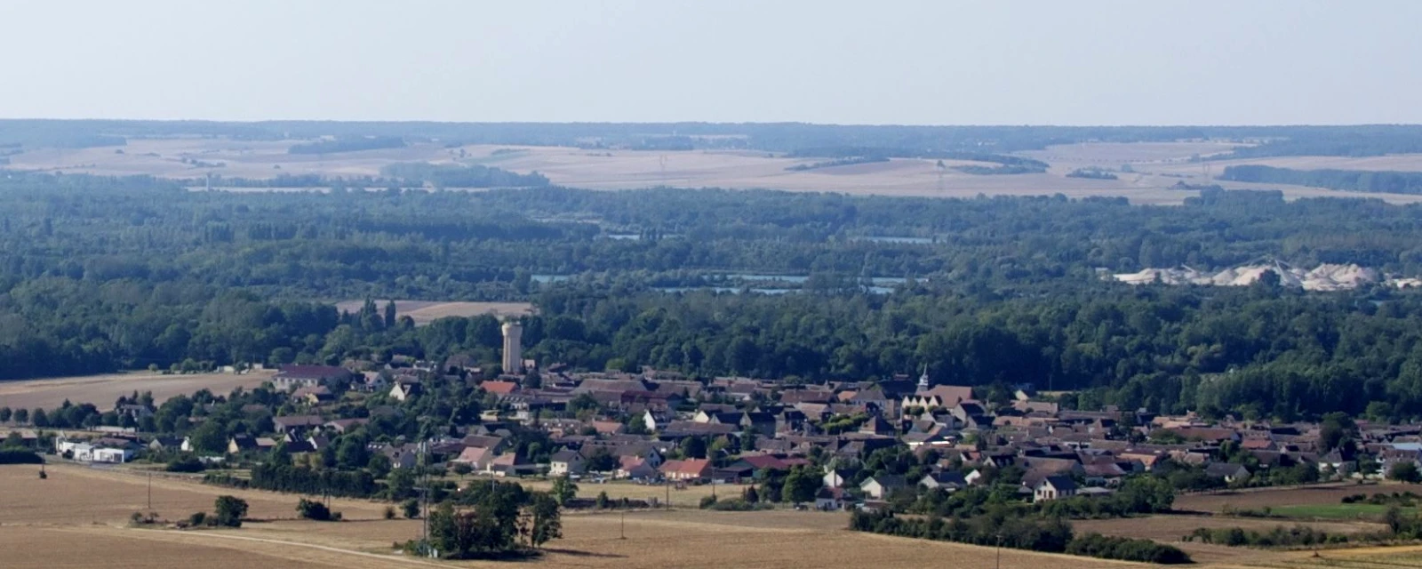Vue de Bazoches-lès-Bray, Seine-et-Marne