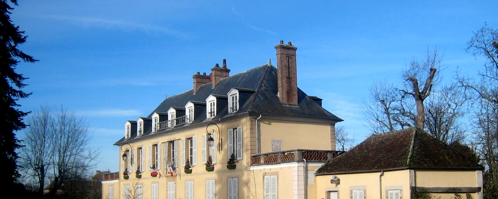 Vue de Cannes-Écluse, Seine-et-Marne