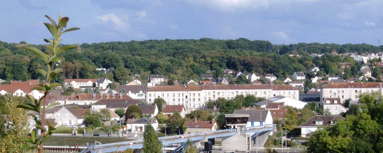 Vue de Champagne-sur-Seine, Seine-et-Marne