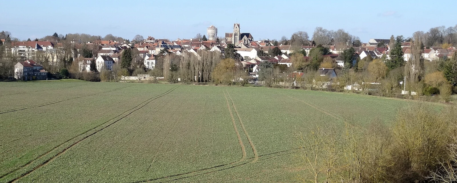 Vue de Chaumes-en-Brie, Seine-et-Marne