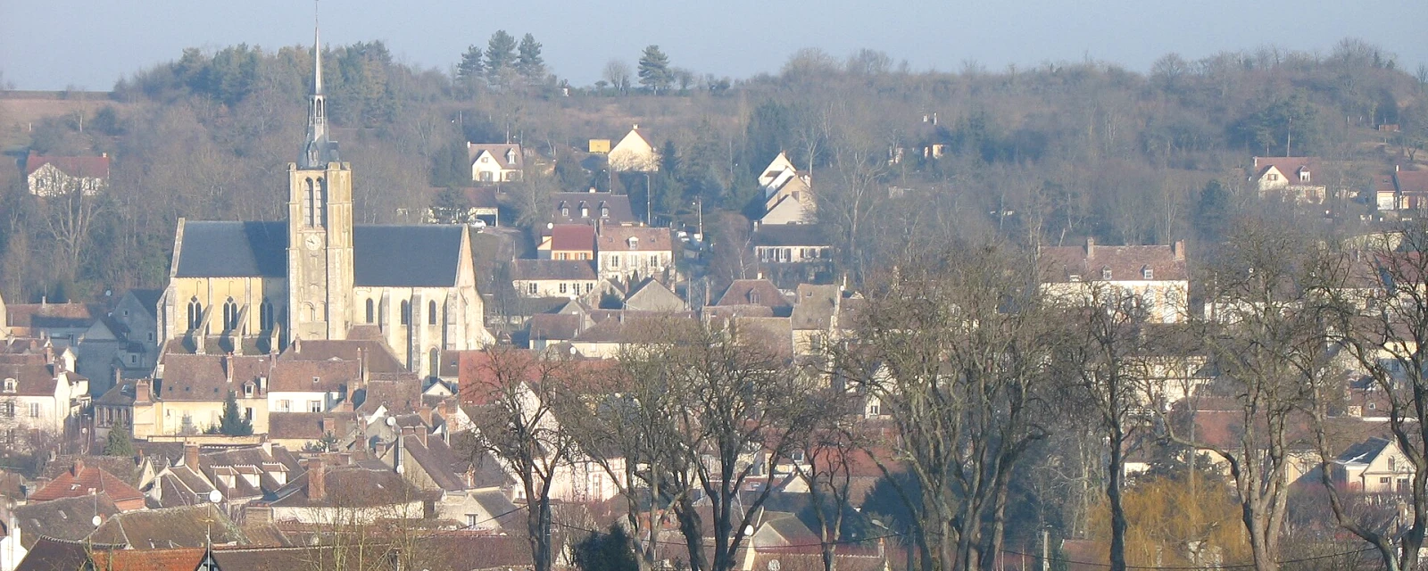 Vue de Donnemarie-Dontilly, Seine-et-Marne