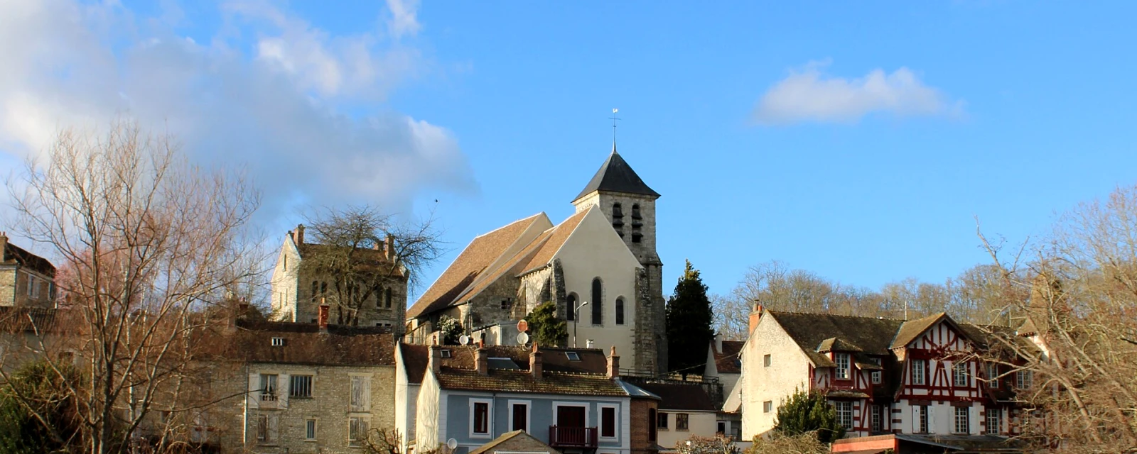 Vue de Montigny-sur-Loing, Seine-et-Marne