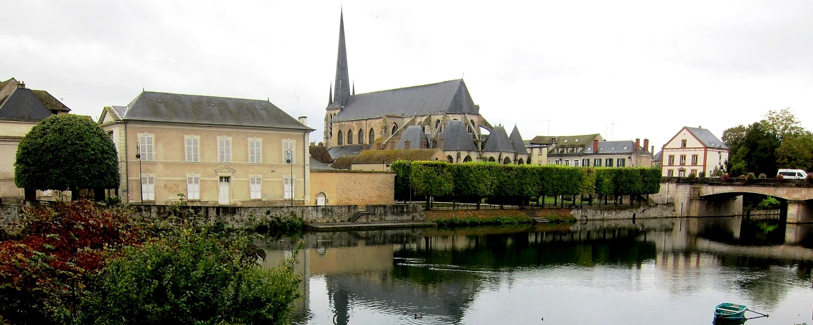 Vue de Nemours, Seine-et-Marne