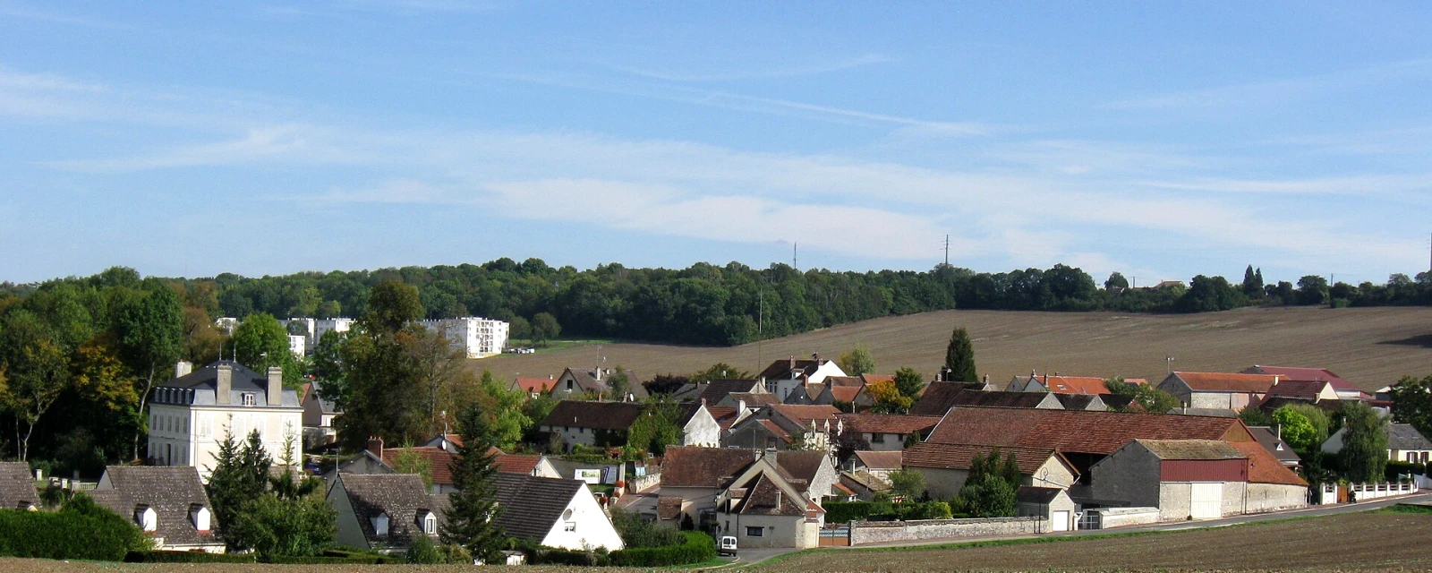 Vue de Poigny, Seine-et-Marne