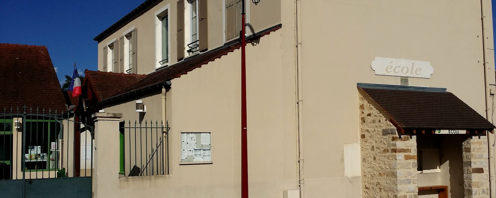 Vue de Saint-Germain-sur-École, Seine-et-Marne