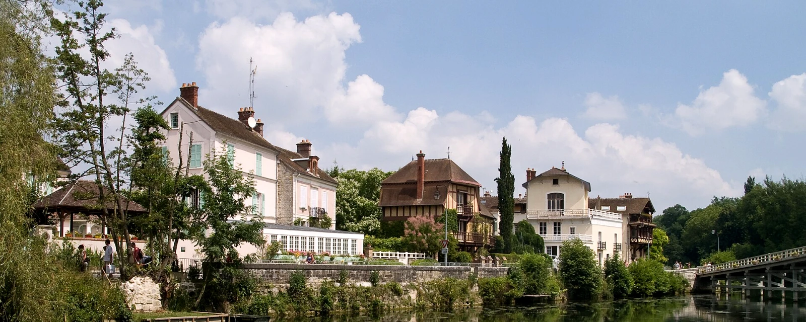 Vue de Samois-sur-Seine, Seine-et-Marne