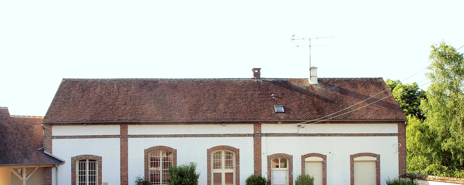 Vue de Vaux-sur-Lunain, Seine-et-Marne