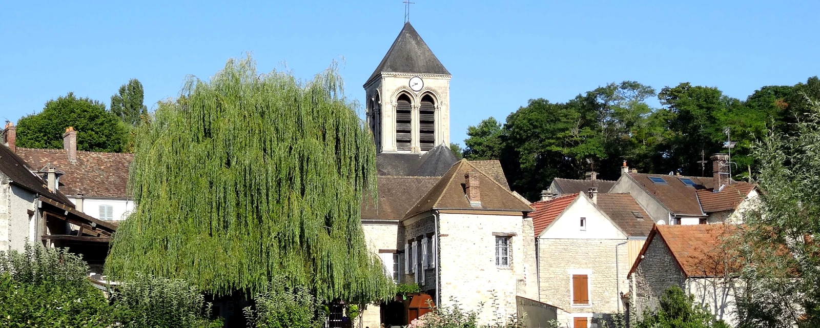 Vue de Oinville-sur-Montcient, Yvelines
