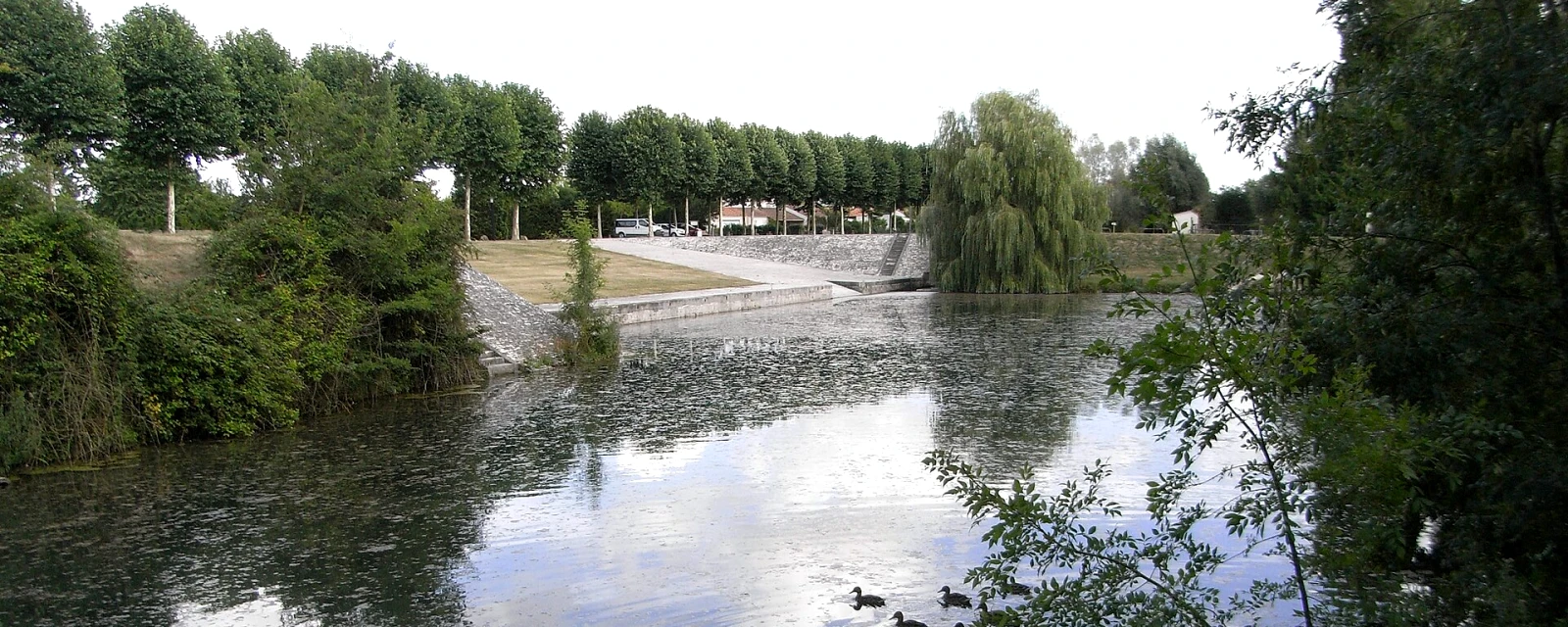 Vue de Mauzé-sur-le-Mignon, Deux-Sèvres