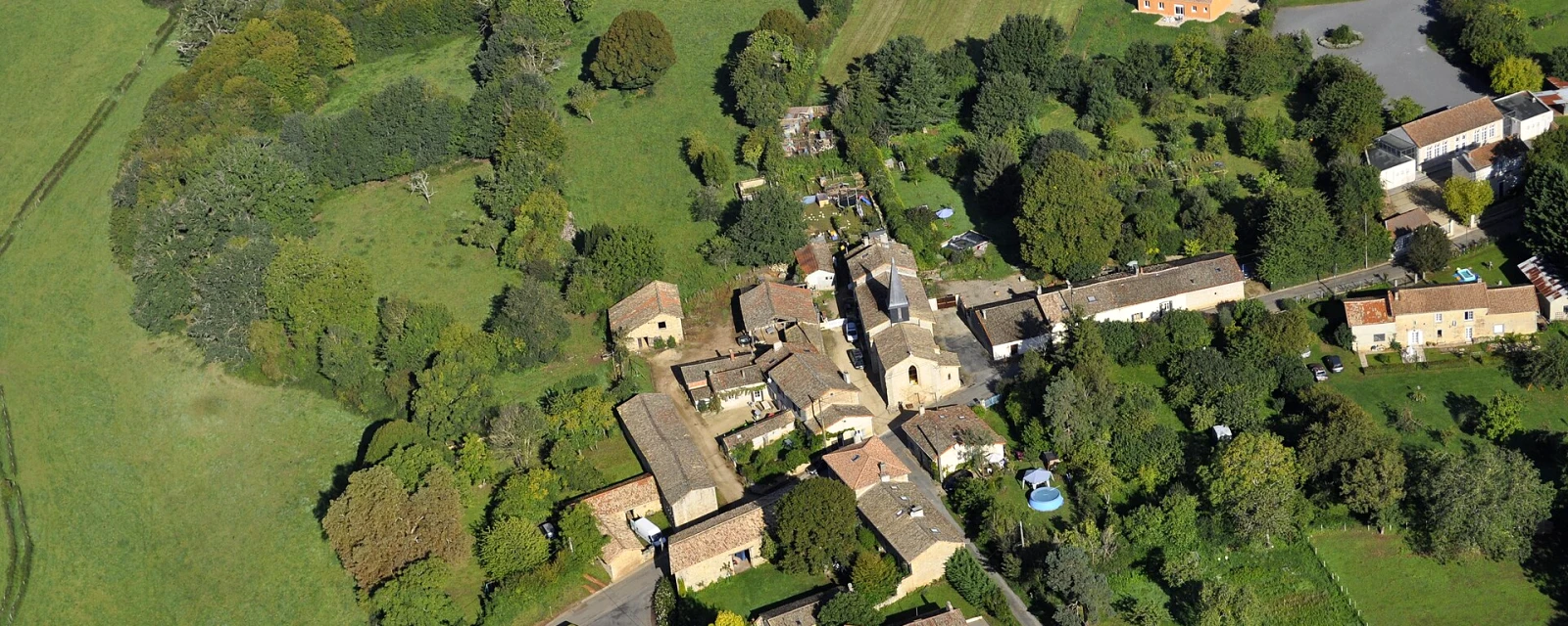 Vue de Saint-Coutant, Deux-Sèvres