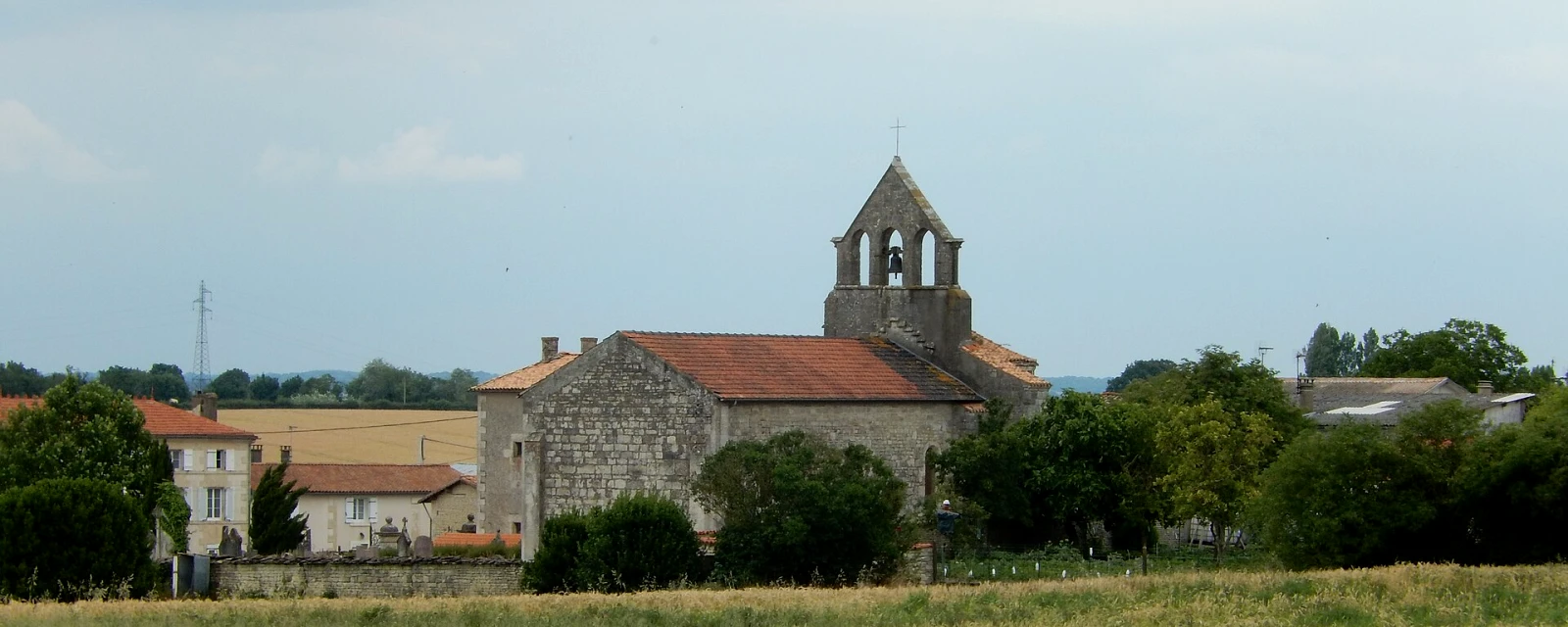 Vue de Saint-Martin-de-Bernegoue, Deux-Sèvres
