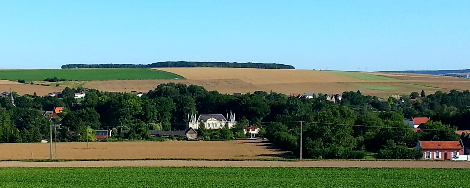 Vue de Berteaucourt-lès-Thennes, Somme