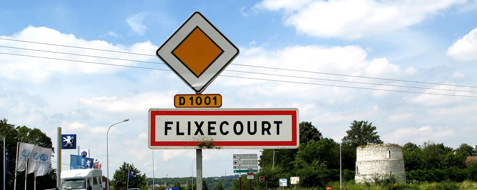 Vue de Flixecourt, Somme
