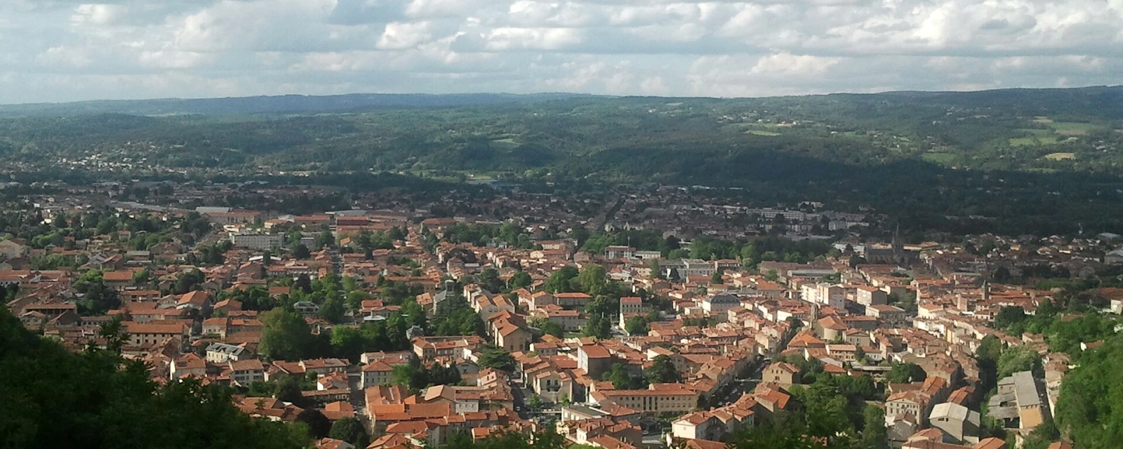 Vue de Mazamet, Tarn